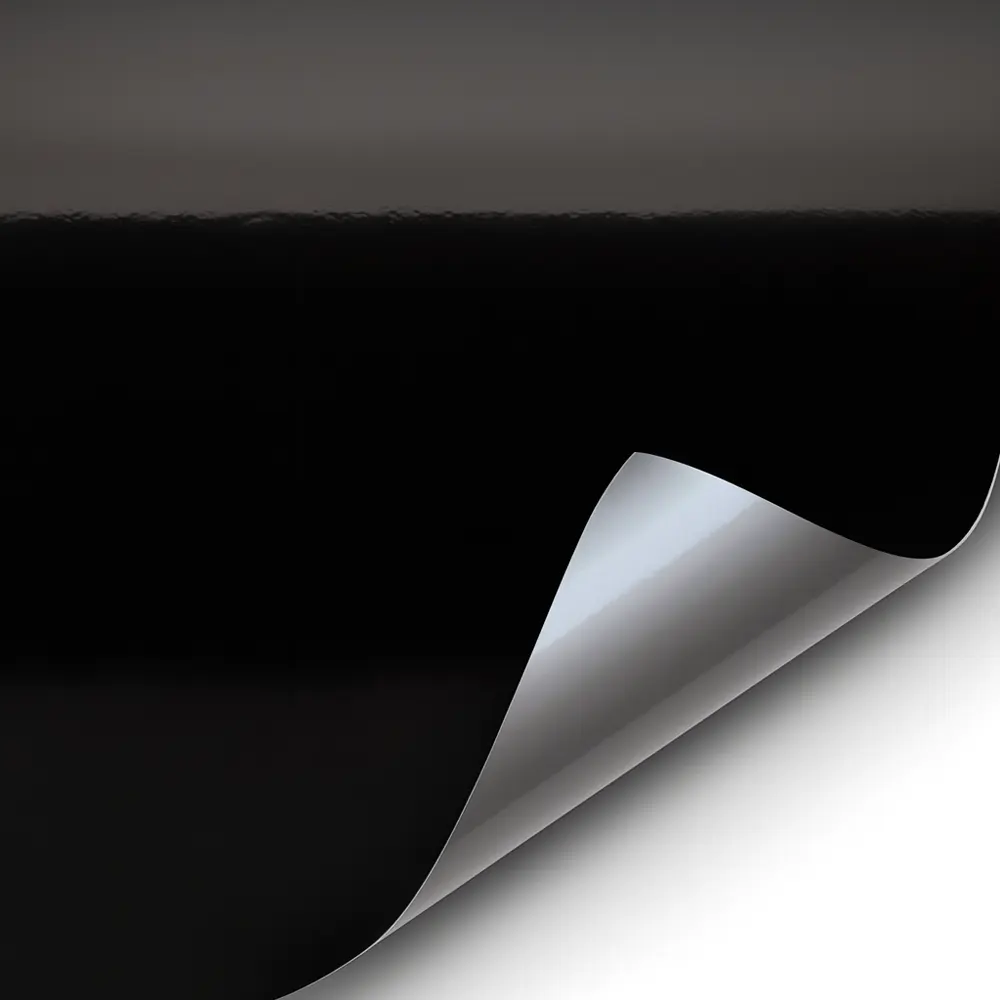 Vinilo Microacabado Negro de alto brillo