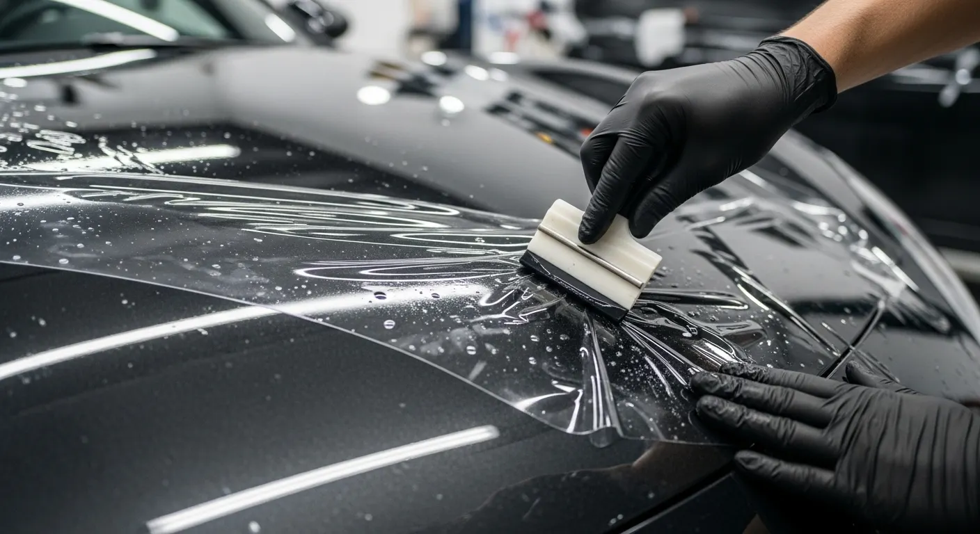 Transparent paint protection film