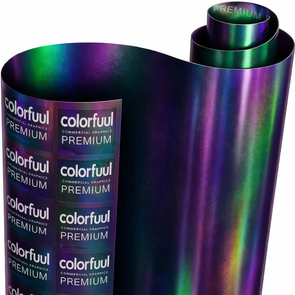 Iridiscente verde púrpura