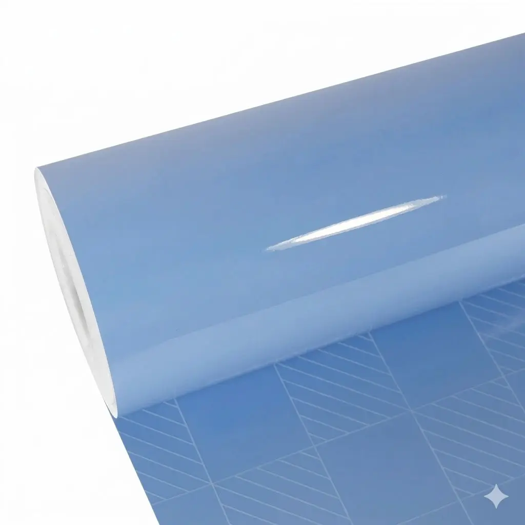 Vinilo azul bebé