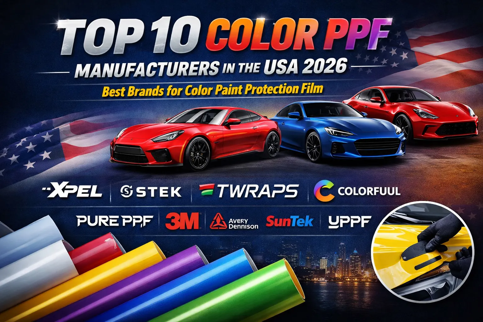 Top 10 Color PPF Manufacturers in the USA (2026 Guide)
