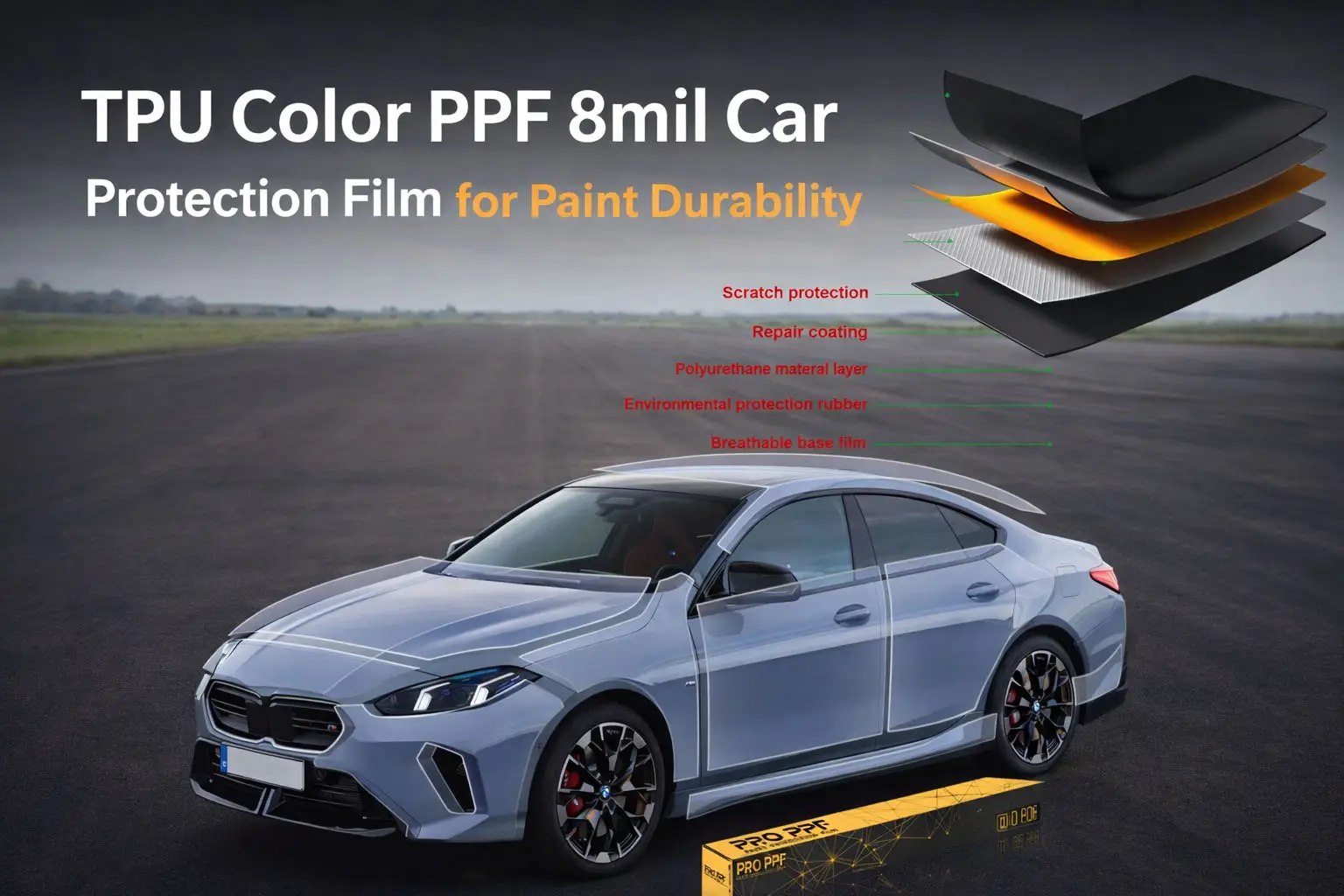 TPU Color PPF 8mil Car Protection Film: The Ultimate Solution for Vehicle Paint Care