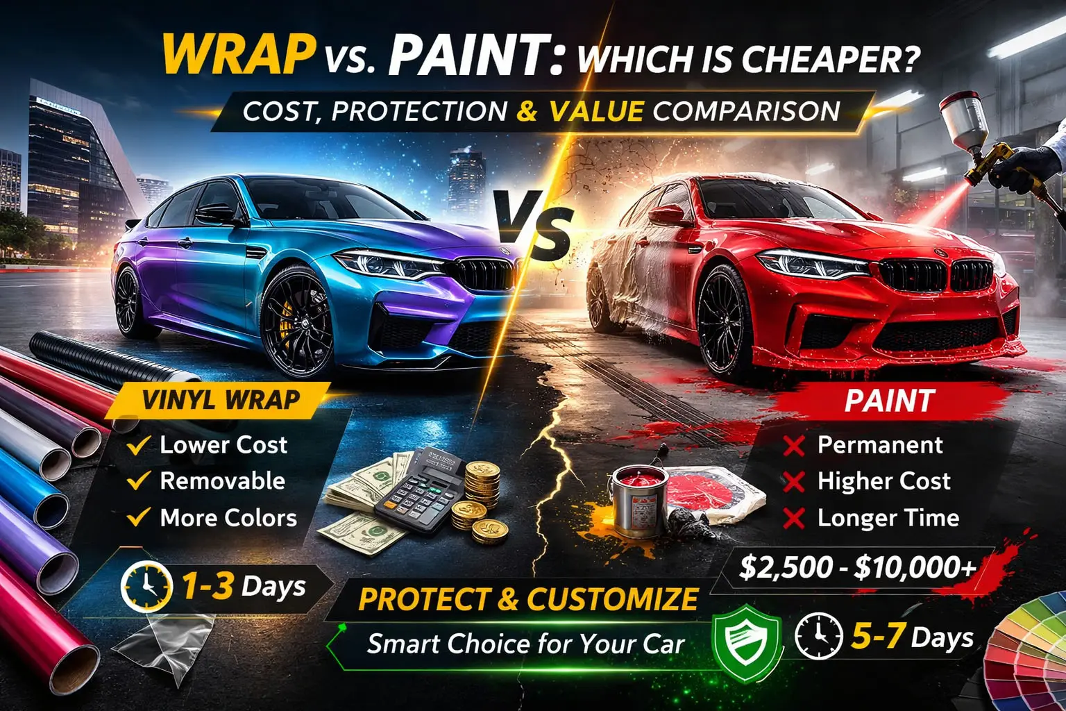 Is It Cheaper to Wrap or Paint Your Car? A Complete Guide for Smart Vehicle Owners