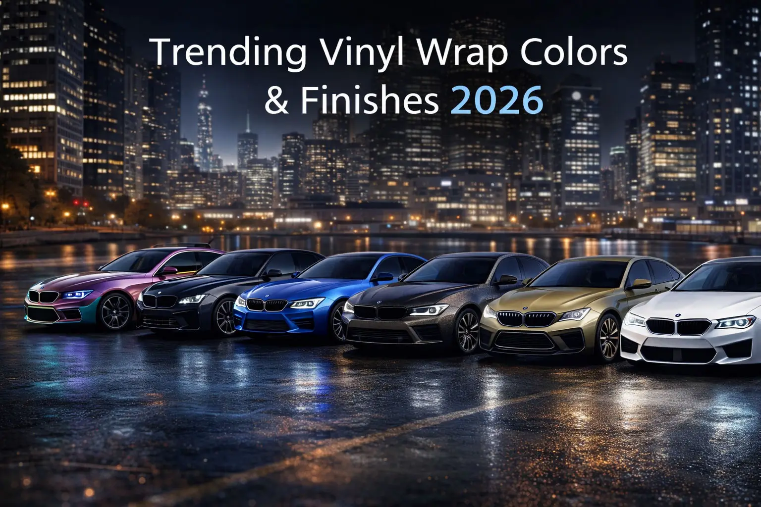 Trending Vinyl Wrap Colors & Finishes for 2026: What’s Hot & Why It Matters