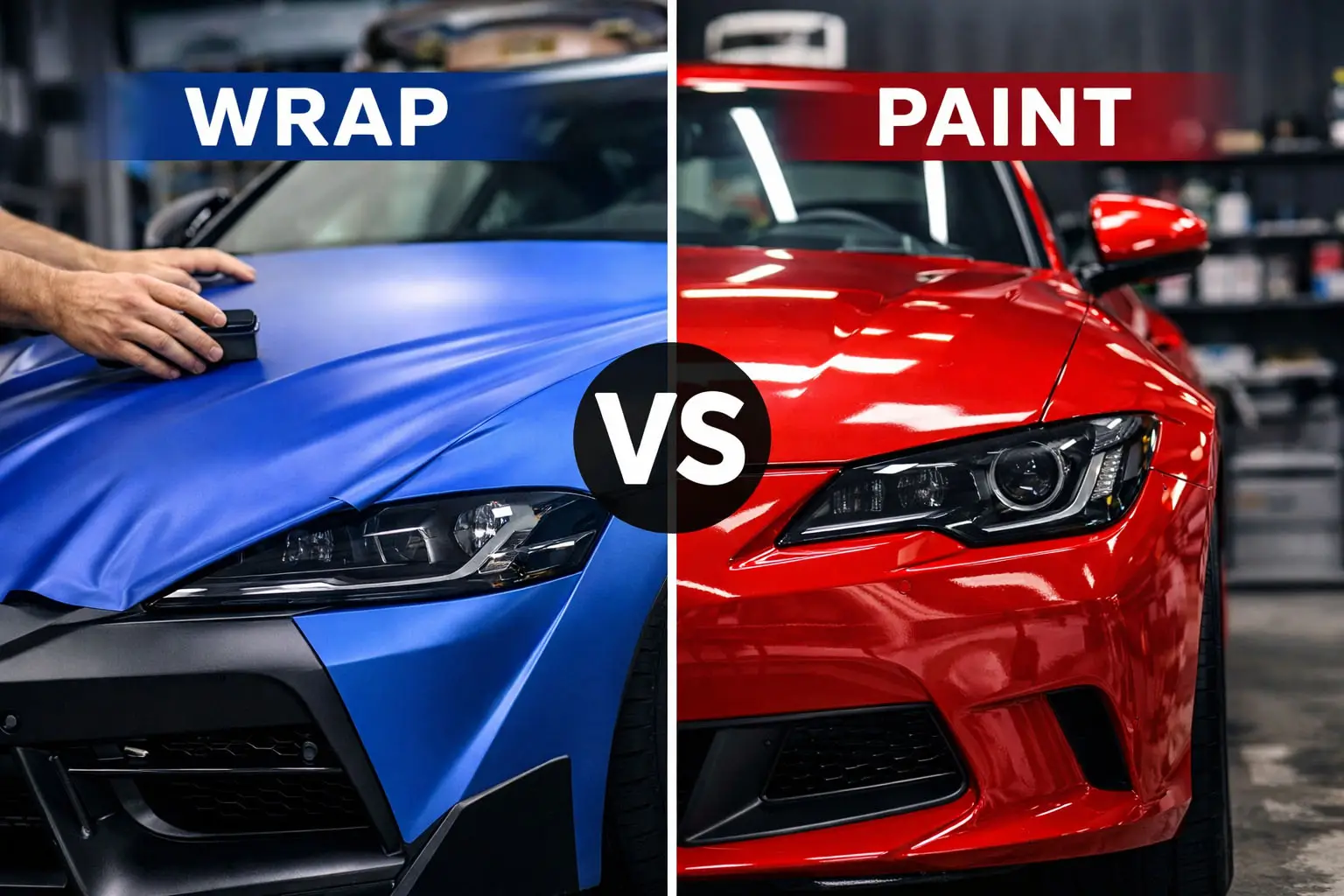 Envoltura de coches vs pintura: Lo cual es más rentable?